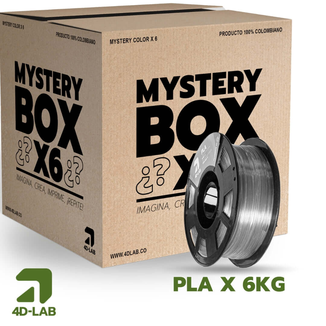 Mystery Box PLA/PET - G (6UND) - 4D - Lab México | Impresión 3D