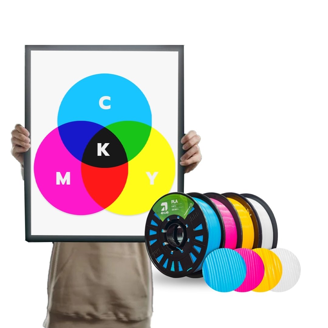 PLA CMYK (4 KG) - 4D - Lab México | Impresión 3D