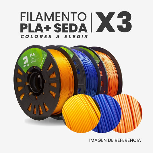 PLA SEDA X3 (colores a elección) - 4D - Lab México | Impresión 3D
